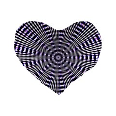 Pattern Stripes Background Standard 16  Premium Heart Shape Cushions by Nexatart