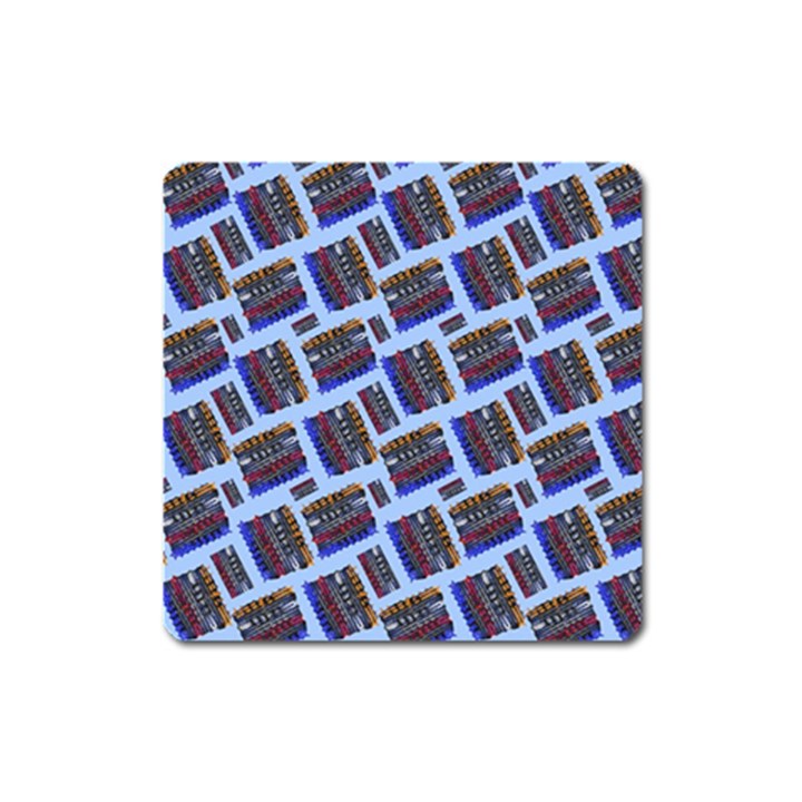 Abstract Pattern Seamless Artwork Square Magnet