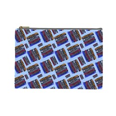 Abstract Pattern Seamless Artwork Cosmetic Bag (large)  by Nexatart