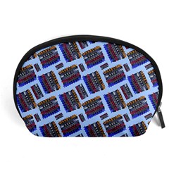 Abstract Pattern Seamless Artwork Accessory Pouches (large)  by Nexatart