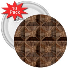 Collage Stone Wall Texture 3  Buttons (10 Pack)  by Nexatart