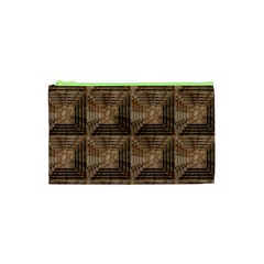 Collage Stone Wall Texture Cosmetic Bag (xs) by Nexatart