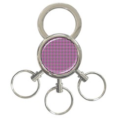 Pattern Grid Background 3-ring Key Chains by Nexatart