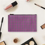 Pattern Grid Background Cosmetic Bag (Small)  Front