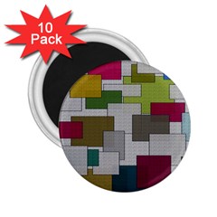 Decor Painting Design Texture 2 25  Magnets (10 Pack) 