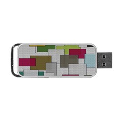 Decor Painting Design Texture Portable Usb Flash (one Side) by Nexatart