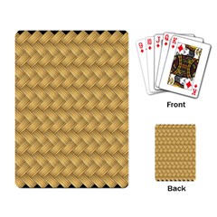 Wood Illustrator Yellow Brown Playing Card by Nexatart