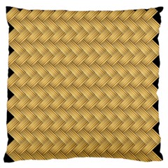 Wood Illustrator Yellow Brown Standard Flano Cushion Case (two Sides) by Nexatart