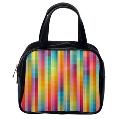 Background Colorful Abstract Classic Handbags (one Side) by Nexatart