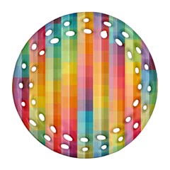 Background Colorful Abstract Ornament (round Filigree) by Nexatart