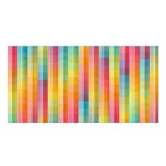 Background Colorful Abstract Satin Shawl by Nexatart