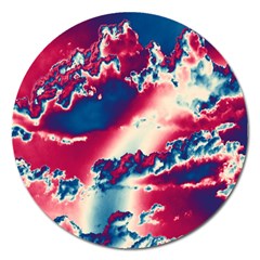 Sky Pattern Magnet 5  (round) by Valentinaart