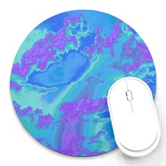 Sky Pattern Round Mousepads by Valentinaart