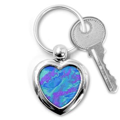 Sky Pattern Key Chains (heart)  by Valentinaart