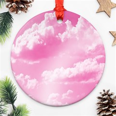 Sky Pattern Ornament (round) by Valentinaart