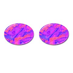 Sky Pattern Cufflinks (oval)