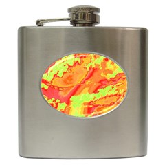 Sky Pattern Hip Flask (6 Oz) by Valentinaart