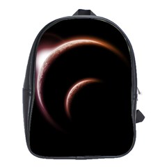 Planet Space Abstract School Bags (xl)  by Nexatart