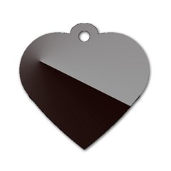 Course Gradient Color Pattern Dog Tag Heart (two Sides) by Nexatart