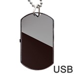 Course Gradient Color Pattern Dog Tag USB Flash (Two Sides) Front