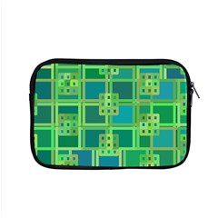 Green Abstract Geometric Apple MacBook Pro 15  Zipper Case