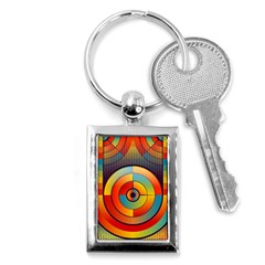 Abstract Pattern Background Key Chains (rectangle)  by Nexatart