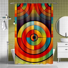 Abstract Pattern Background Shower Curtain 48  X 72  (small)  by Nexatart