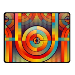 Abstract Pattern Background Double Sided Fleece Blanket (small)  by Nexatart