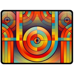 Abstract Pattern Background Double Sided Fleece Blanket (large)  by Nexatart