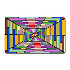 Art Vanishing Point Vortex 3d Magnet (rectangular) by Nexatart