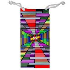 Art Vanishing Point Vortex 3d Jewelry Bag by Nexatart