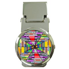 Art Vanishing Point Vortex 3d Money Clip Watches by Nexatart