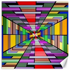 Art Vanishing Point Vortex 3d Canvas 16  X 16   by Nexatart