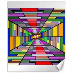 Art Vanishing Point Vortex 3d Canvas 16  X 20   by Nexatart