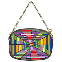 Art Vanishing Point Vortex 3d Chain Purses (one Side)  by Nexatart