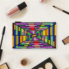 Art Vanishing Point Vortex 3d Cosmetic Bag (small)  by Nexatart