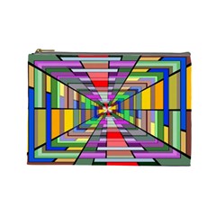 Art Vanishing Point Vortex 3d Cosmetic Bag (large)  by Nexatart