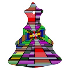 Art Vanishing Point Vortex 3d Ornament (christmas Tree)  by Nexatart