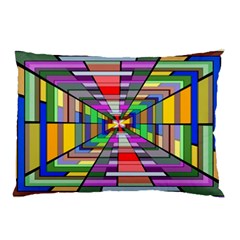 Art Vanishing Point Vortex 3d Pillow Case (two Sides) by Nexatart