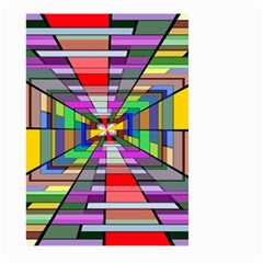 Art Vanishing Point Vortex 3d Large Garden Flag (two Sides) by Nexatart