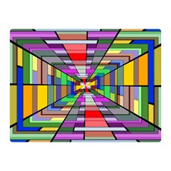 Art Vanishing Point Vortex 3d Double Sided Flano Blanket (mini)  by Nexatart