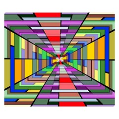 Art Vanishing Point Vortex 3d Double Sided Flano Blanket (small)  by Nexatart