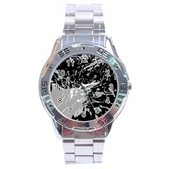 Art About Ball Abstract Colorful Stainless Steel Analogue Watch by Nexatart