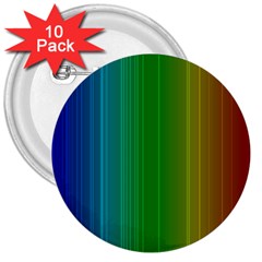 Spectrum Colours Colors Rainbow 3  Buttons (10 Pack)  by Nexatart