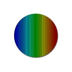 Spectrum Colours Colors Rainbow Magnet 3  (round) by Nexatart