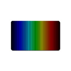 Spectrum Colours Colors Rainbow Magnet (name Card) by Nexatart