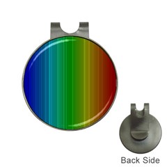 Spectrum Colours Colors Rainbow Hat Clips With Golf Markers by Nexatart