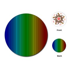 Spectrum Colours Colors Rainbow Playing Cards (round)  by Nexatart