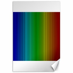 Spectrum Colours Colors Rainbow Canvas 24  X 36  by Nexatart