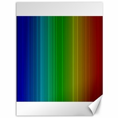 Spectrum Colours Colors Rainbow Canvas 36  X 48   by Nexatart